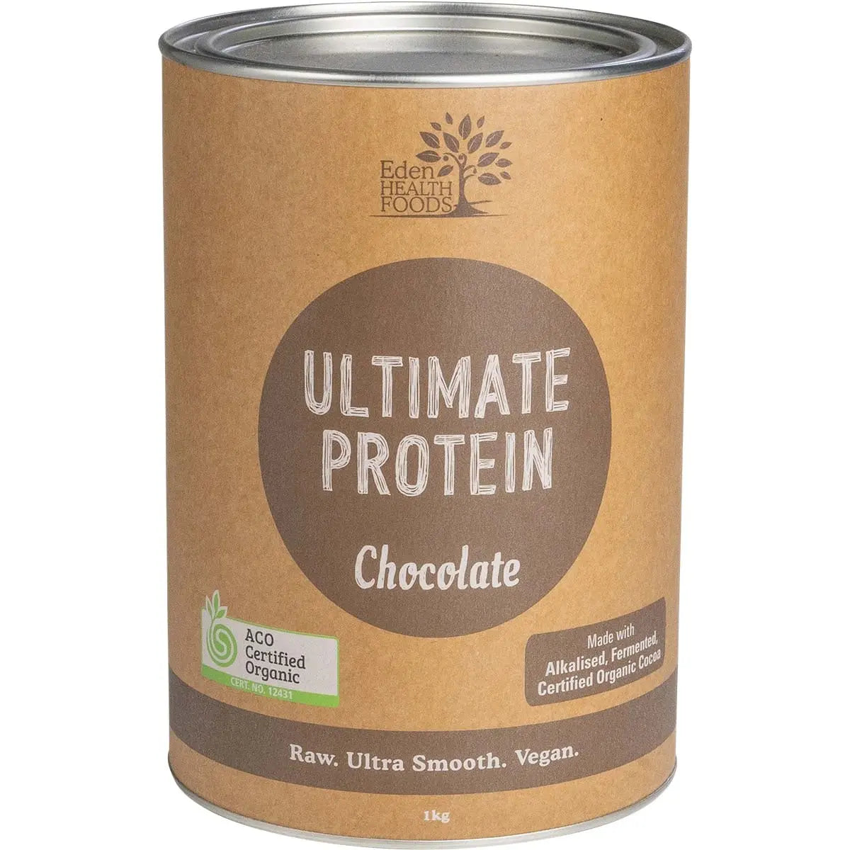 EDEN HEALTHFOODS Ultimate Protein Sprouted Brown Rice - Chocolate 1kg EDEN HEALTHFOODS