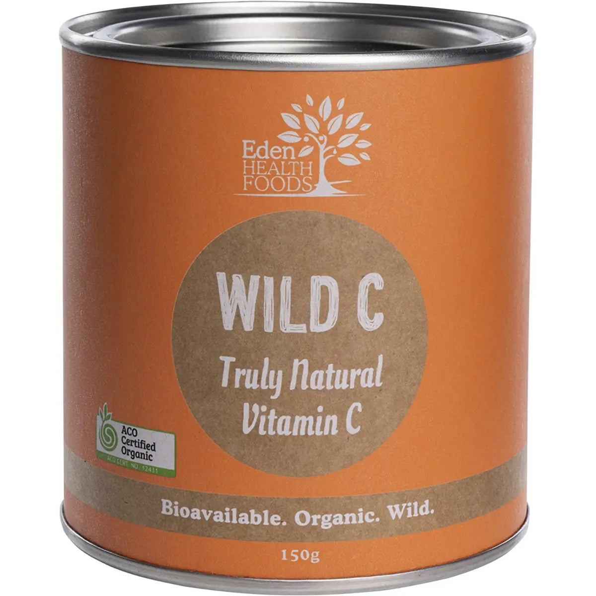 EDEN HEALTHFOODS Wild C Natural Vitamin C Powder 150g EDEN HEALTHFOODS