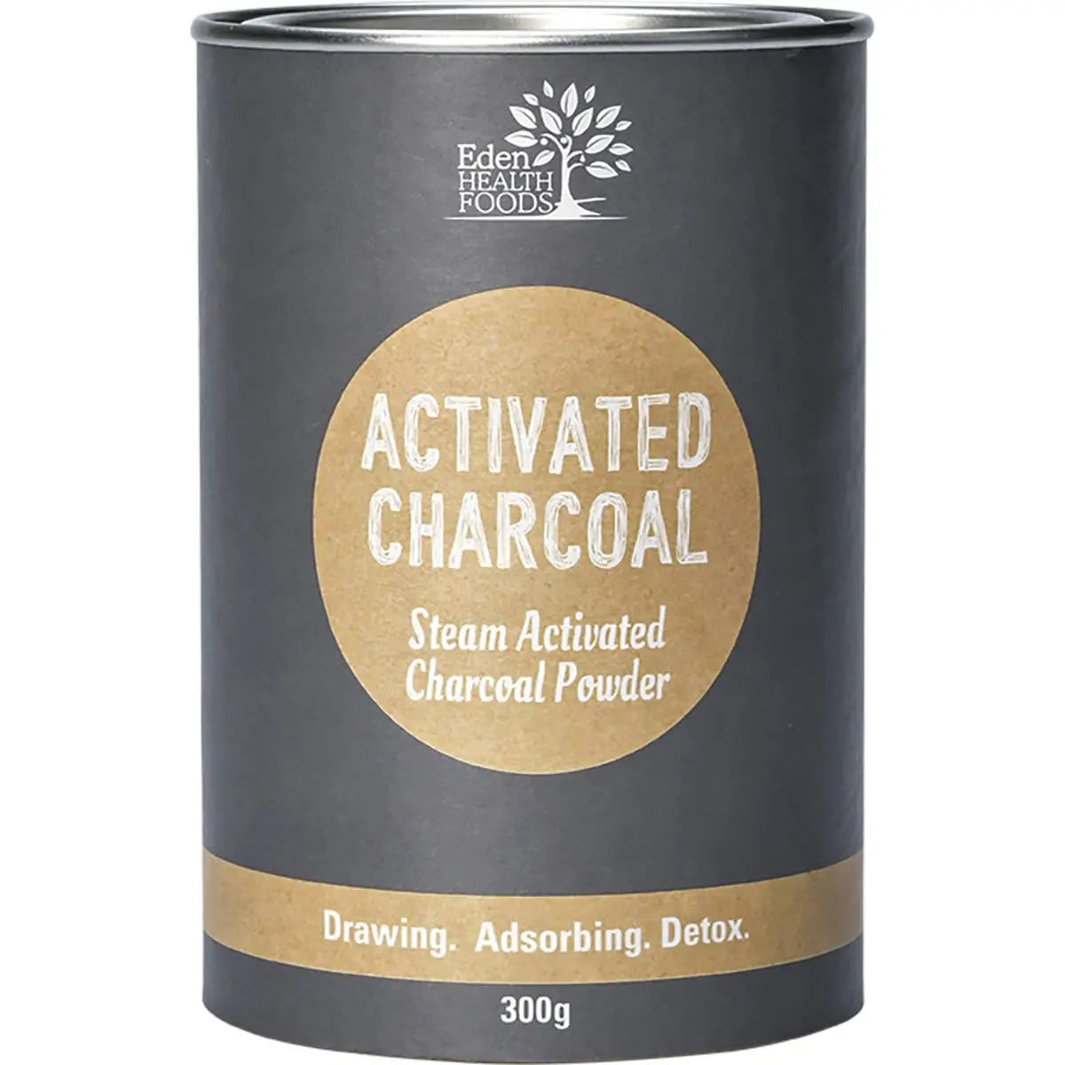EDEN HEALTHFOODS Activated Charcoal Steam Activated Charcoal Powder 300g EDEN HEALTHFOODS