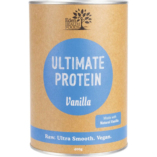 EDEN HEALTHFOODS Ultimate Protein Sprouted Brown Rice - Vanilla 400g EDEN HEALTHFOODS