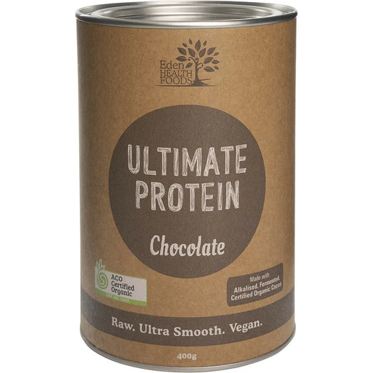 EDEN HEALTHFOODS Ultimate Protein Sprouted Brown Rice - Chocolate 400g EDEN HEALTHFOODS