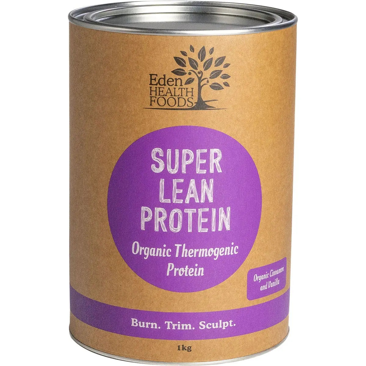 EDEN HEALTHFOODS Super Lean Protein Cinnamon & Vanilla 1kg EDEN HEALTHFOODS