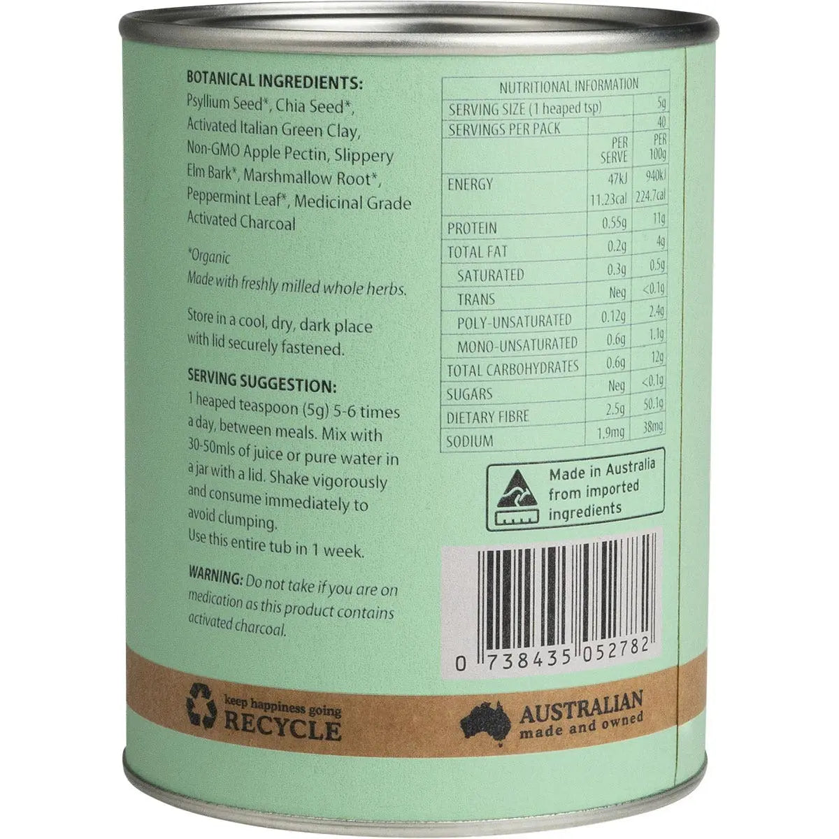 EDEN HEALTHFOODS IDF#2 Gut D-tox Week 2 200g EDEN HEALTHFOODS