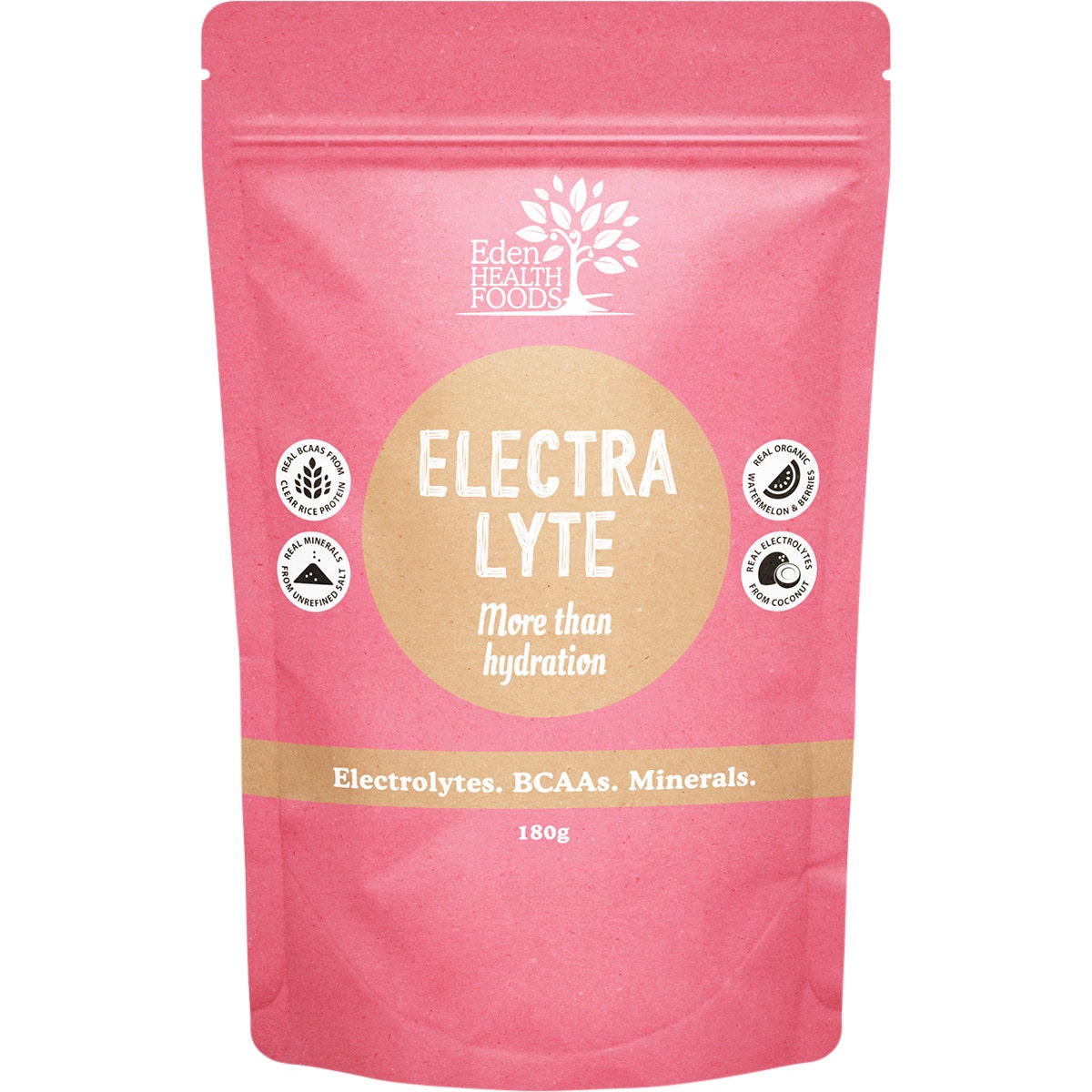 EDEN HEALTHFOODS Electralyte Watermelon and Berry with Celtic Sea Salt 180g - Cutprice Online