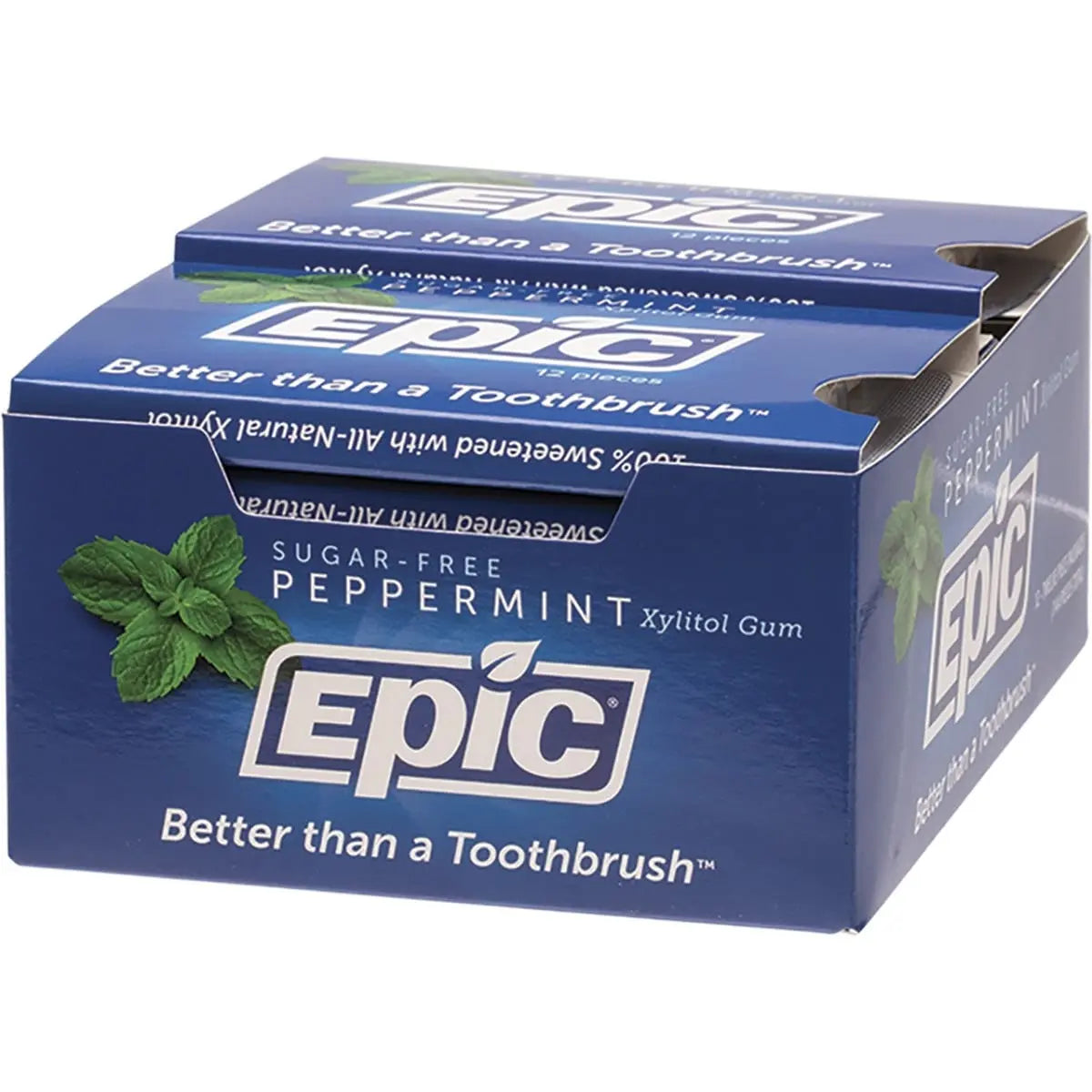 EPIC Xylitol Chewing Gum Peppermint 12pcs 12PK EPIC