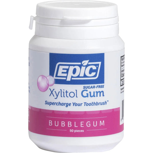 EPIC Xylitol Chewing Gum Bubblegum 50pcs EPIC