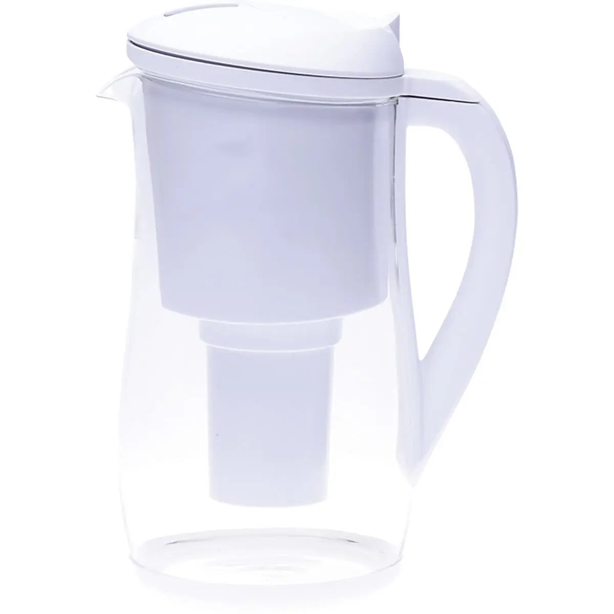 ECOBUD Gentoo GLASS Water Filter Jug WHITE 1.5L ECOBUD