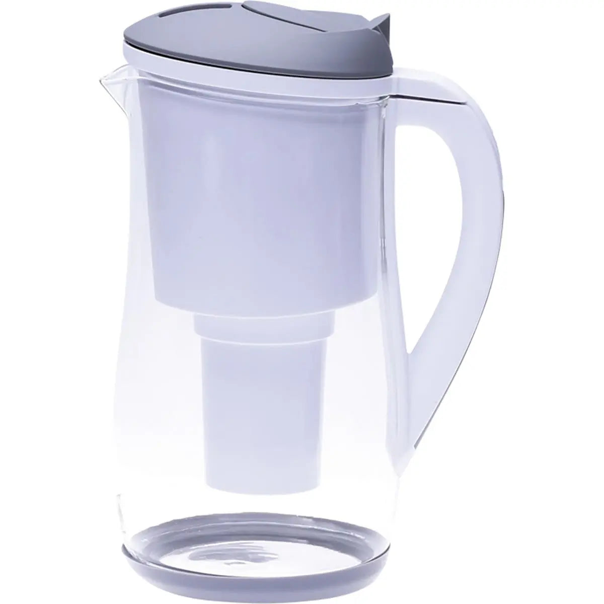ECOBUD Gentoo Glass Water Filter Jug Grey & White 1.5L ECOBUD