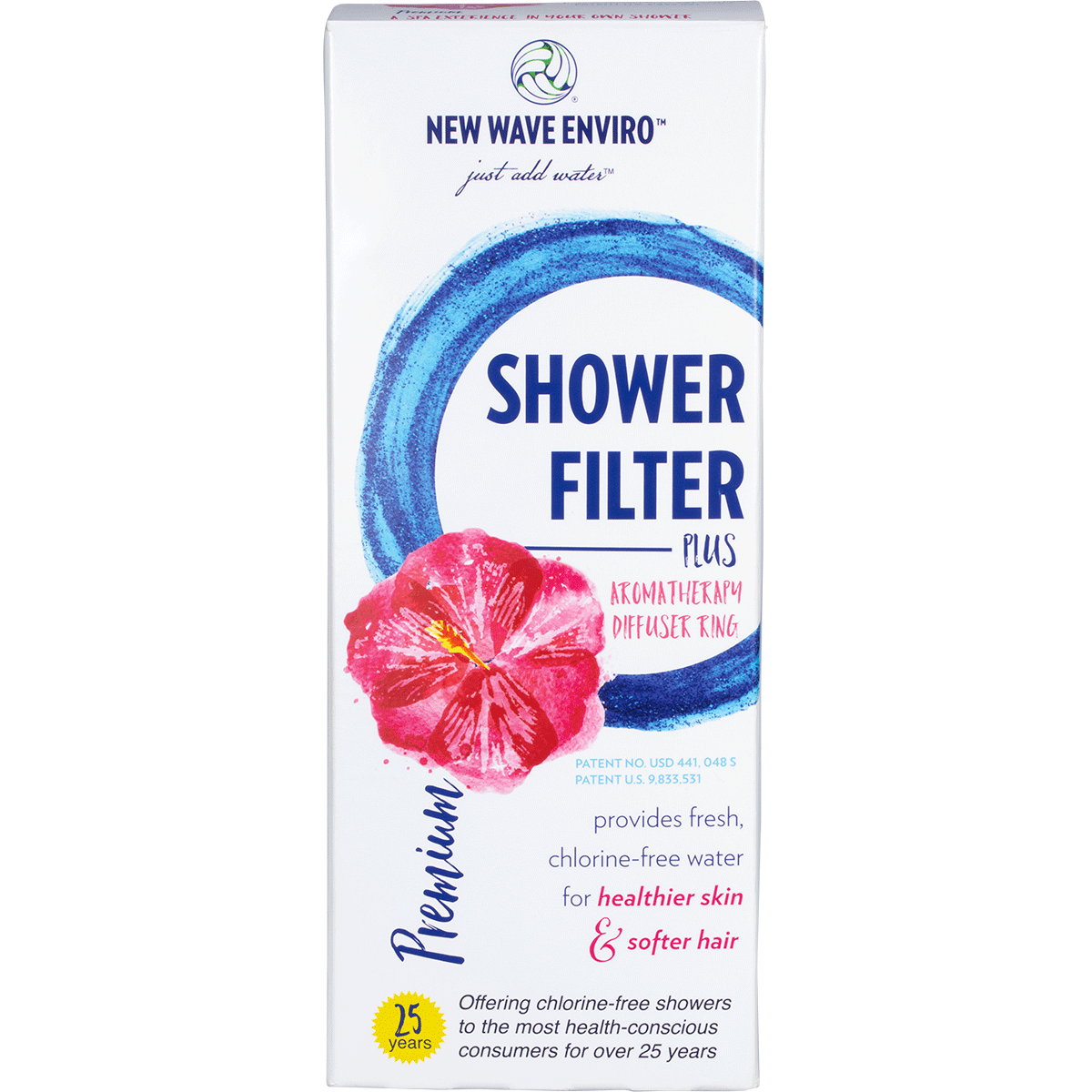 Enviro Products Premium Shower Filter White 1 Pack