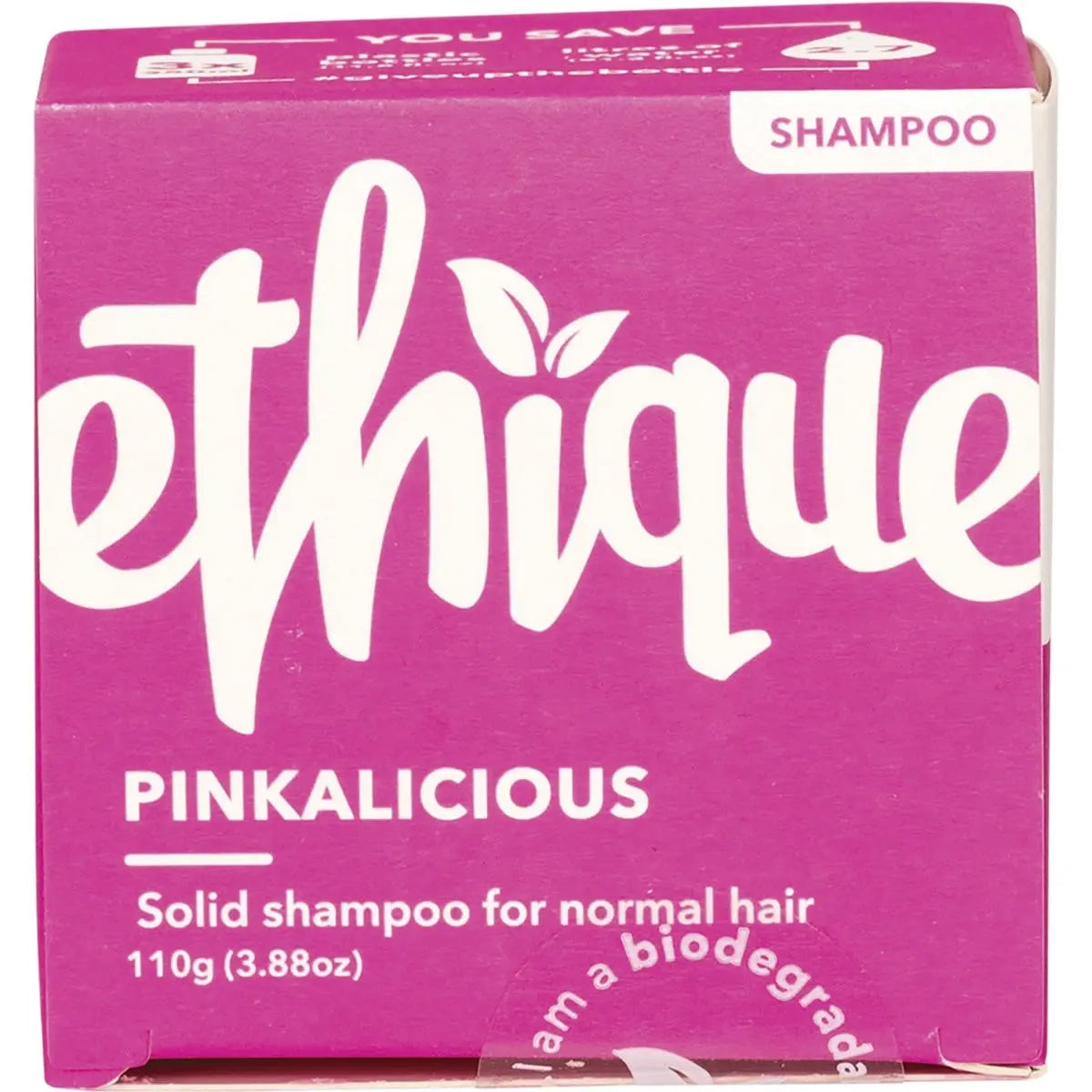 ETHIQUE Solid Shampoo Bar Pinkalicious - Normal Hair 110g ETHIQUE