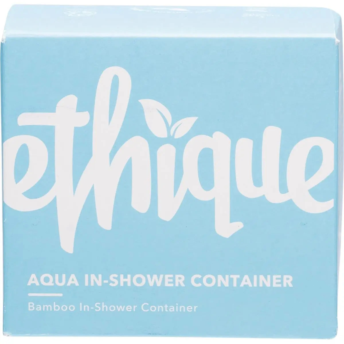 ETHIQUE Bamboo & Cornstarch Shower Container Aqua 1 ETHIQUE