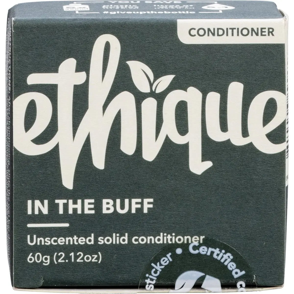 ETHIQUE Solid Conditioner Bar In The Buff - Unscented 60g ETHIQUE