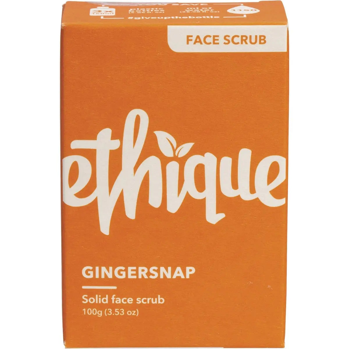 ETHIQUE Solid Face Scrub Bar Gingersnap 100g ETHIQUE