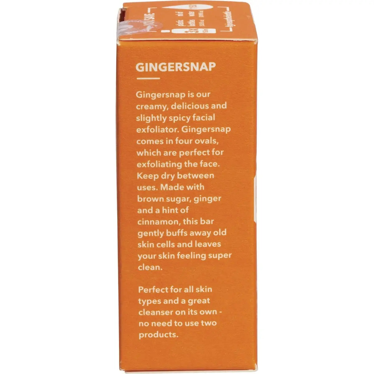 ETHIQUE Solid Face Scrub Bar Gingersnap 100g ETHIQUE