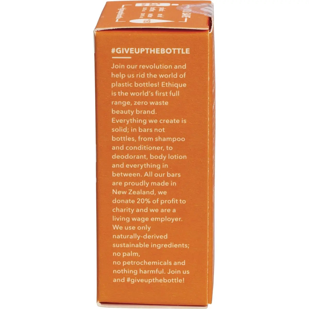 ETHIQUE Solid Face Scrub Bar Gingersnap 100g ETHIQUE