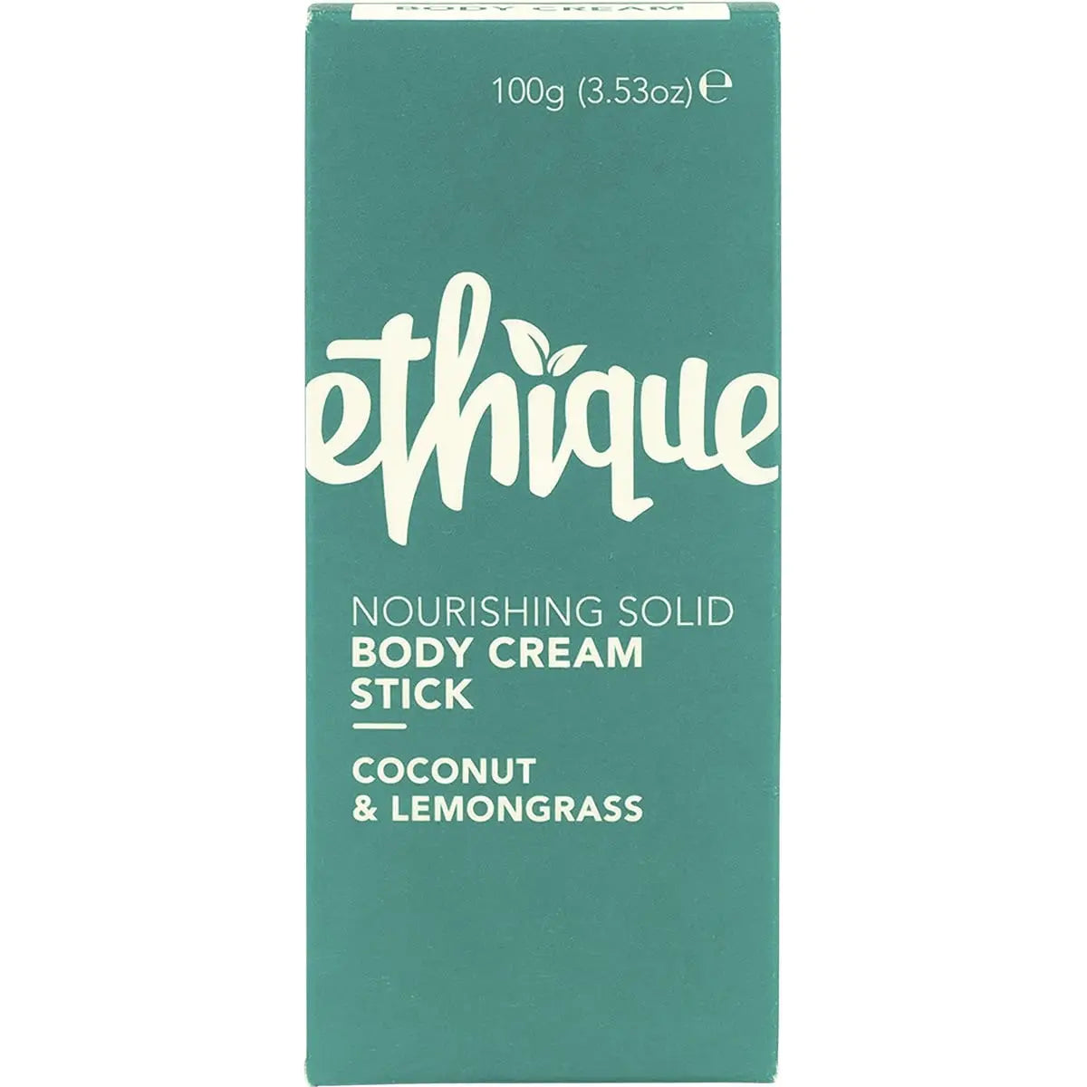ETHIQUE Solid Body Cream Stick Coconut & Lemongrass 100g ETHIQUE