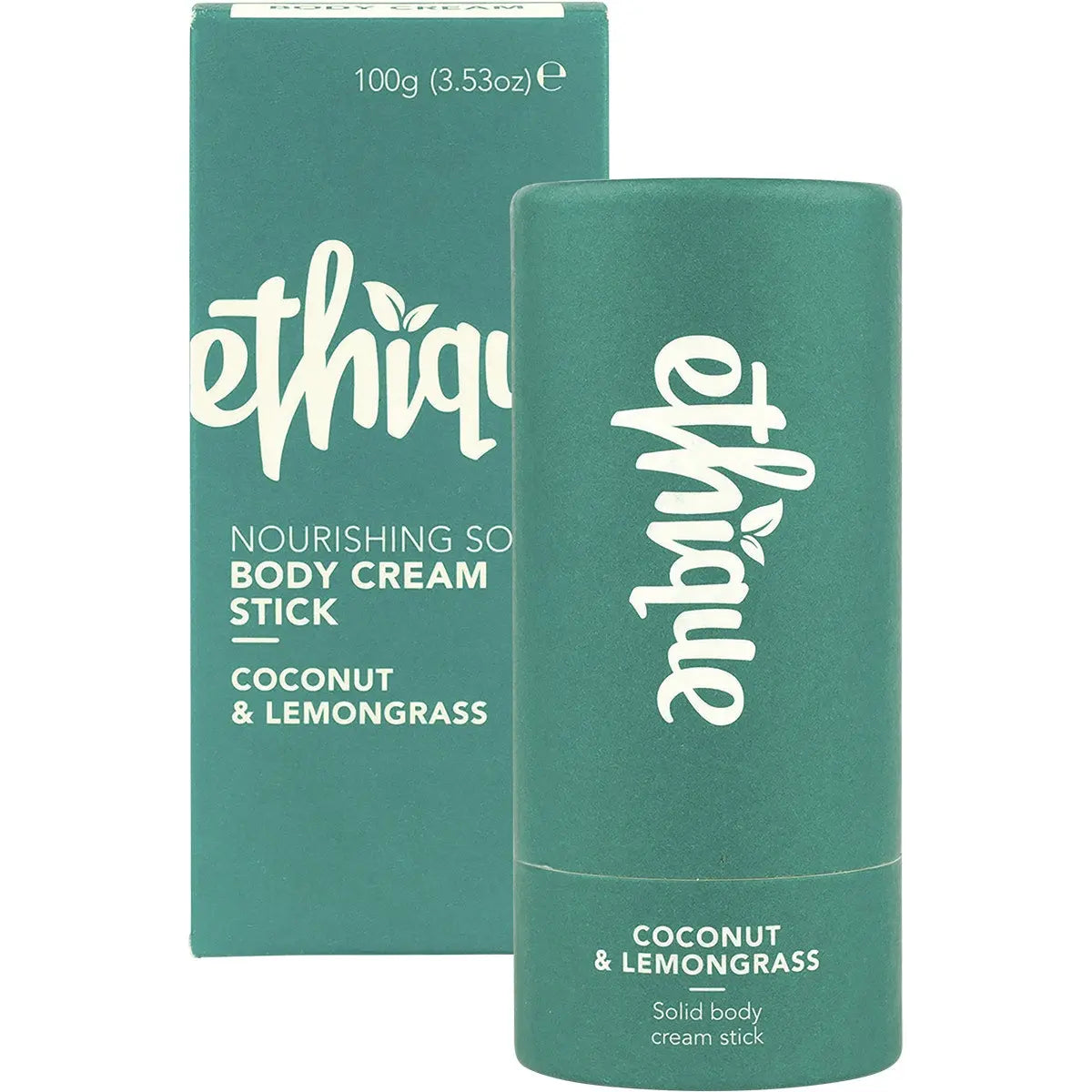 ETHIQUE Solid Body Cream Stick Coconut & Lemongrass 100g ETHIQUE