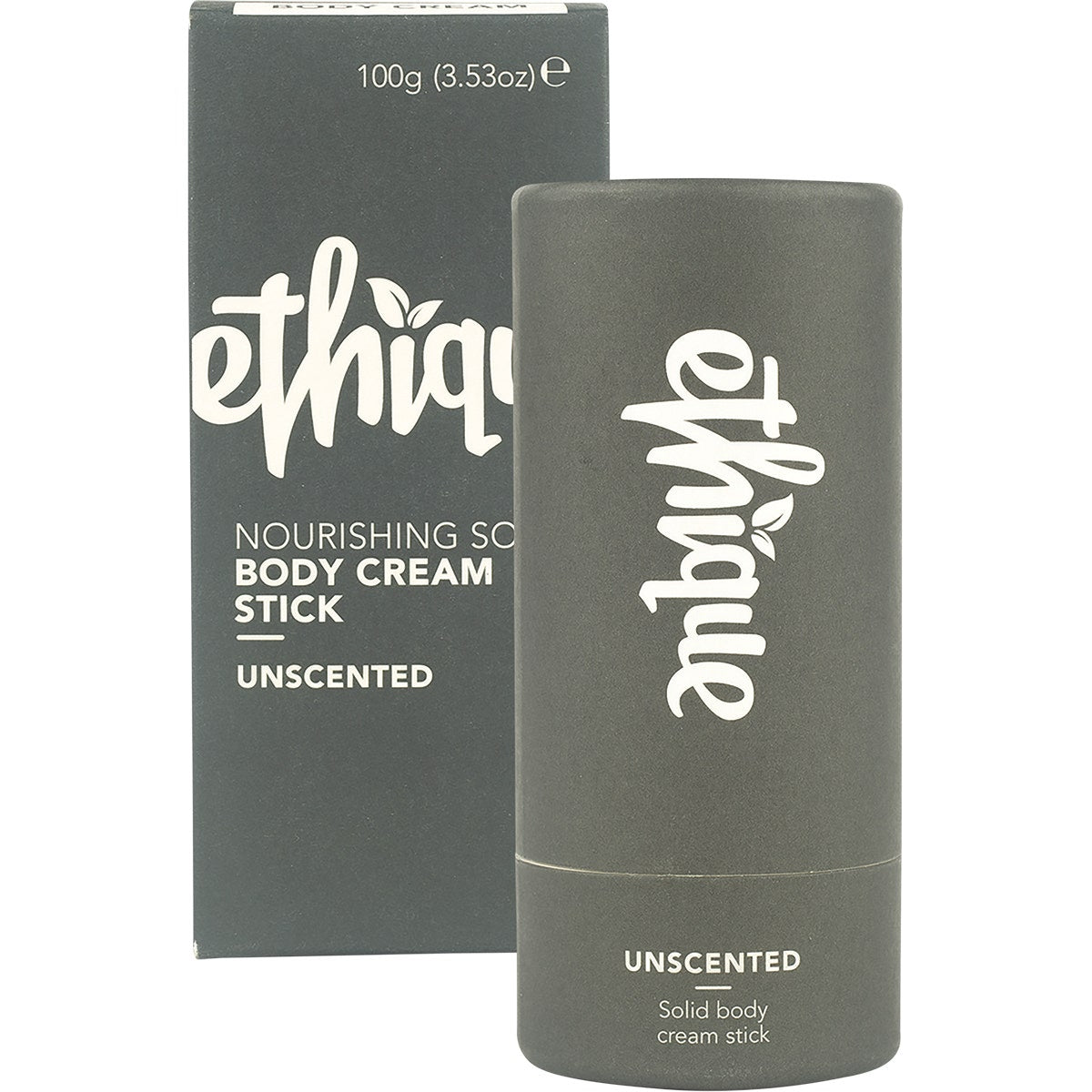 ETHIQUE Solid Body Cream Stick Unscented 100g ETHIQUE
