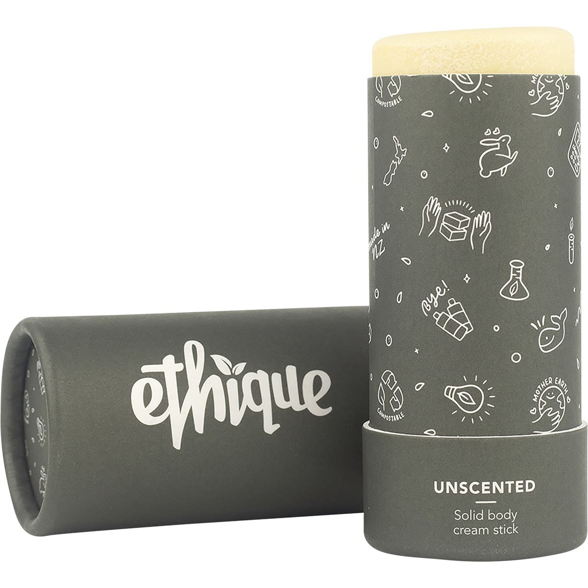 ETHIQUE Solid Body Cream Stick Unscented 100g ETHIQUE
