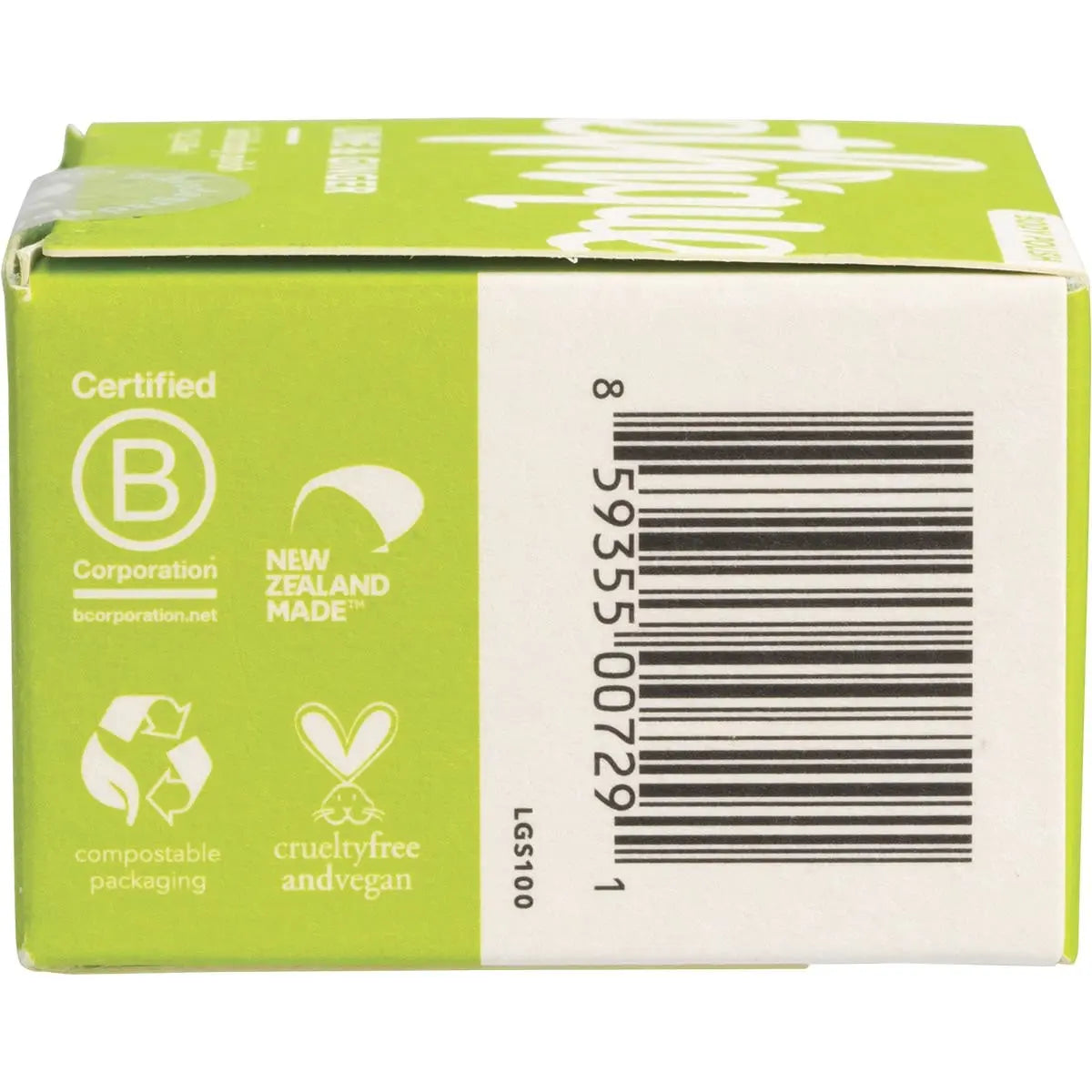 ETHIQUE Solid Body Polish Bar Lime & Ginger 110g ETHIQUE