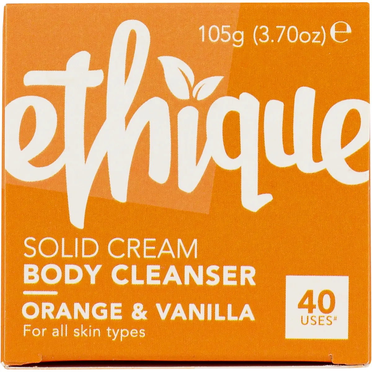 ETHIQUE Solid Cream Body Cleanser Orange & Vanilla 105g - Cutprice Online