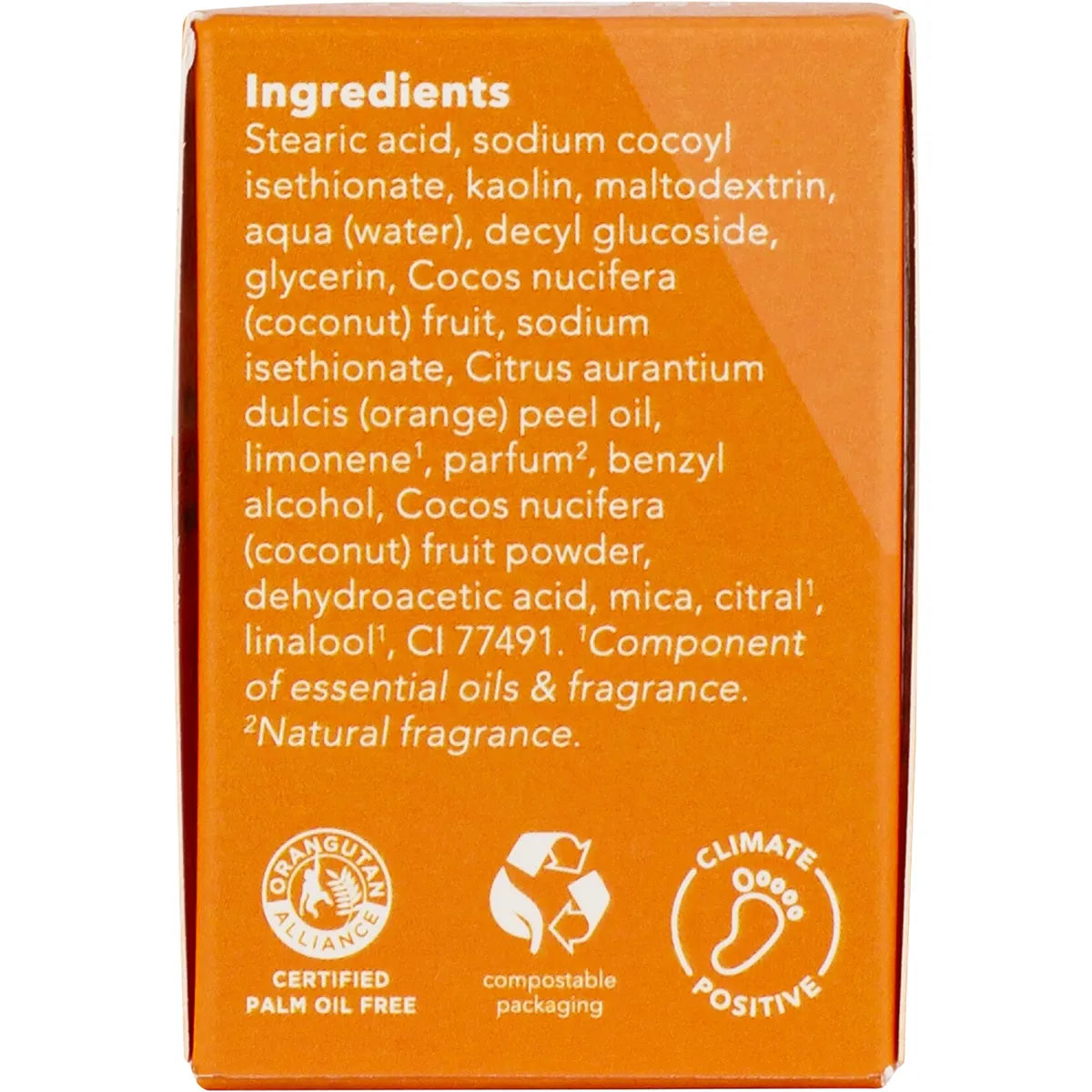 ETHIQUE Solid Cream Body Cleanser Orange & Vanilla 105g - Cutprice Online