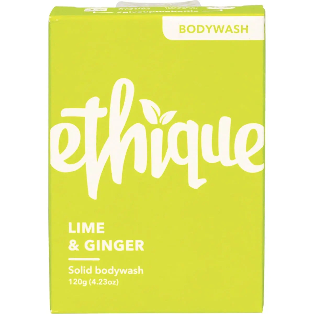 ETHIQUE Solid Bodywash Bar Lime & Ginger 120g ETHIQUE