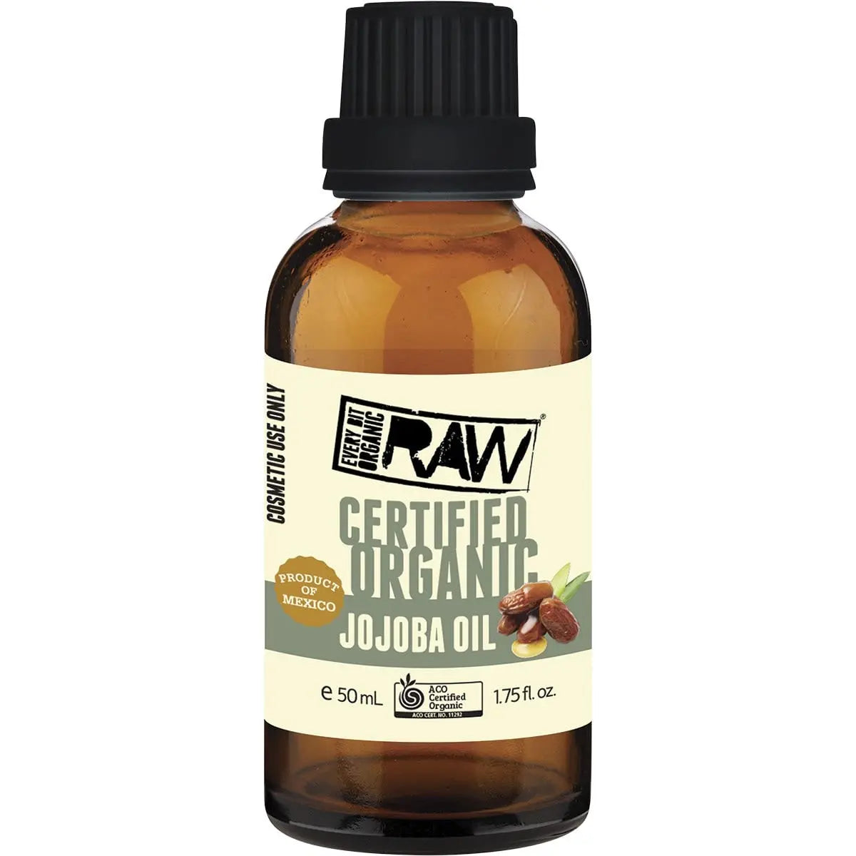 EVERY BIT ORGANIC RAW Jojoba Oil 50ml EVERY BIT
