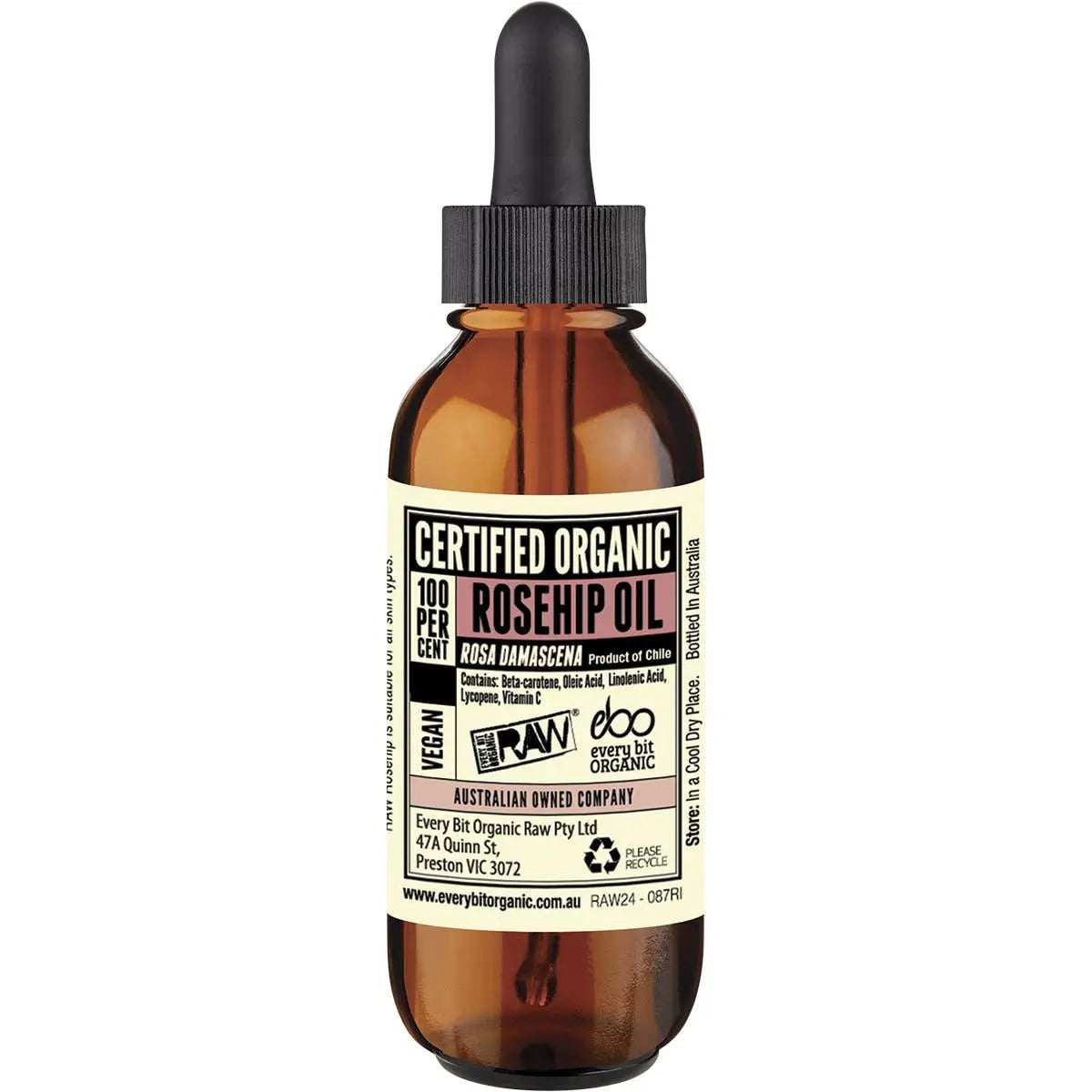 EVERY BIT ORGANIC RAW Rosehip Oil 25ml EVERY BIT