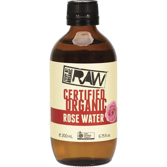 EVERY BIT ORGANIC RAW Rose Water 200ml EVERY BIT