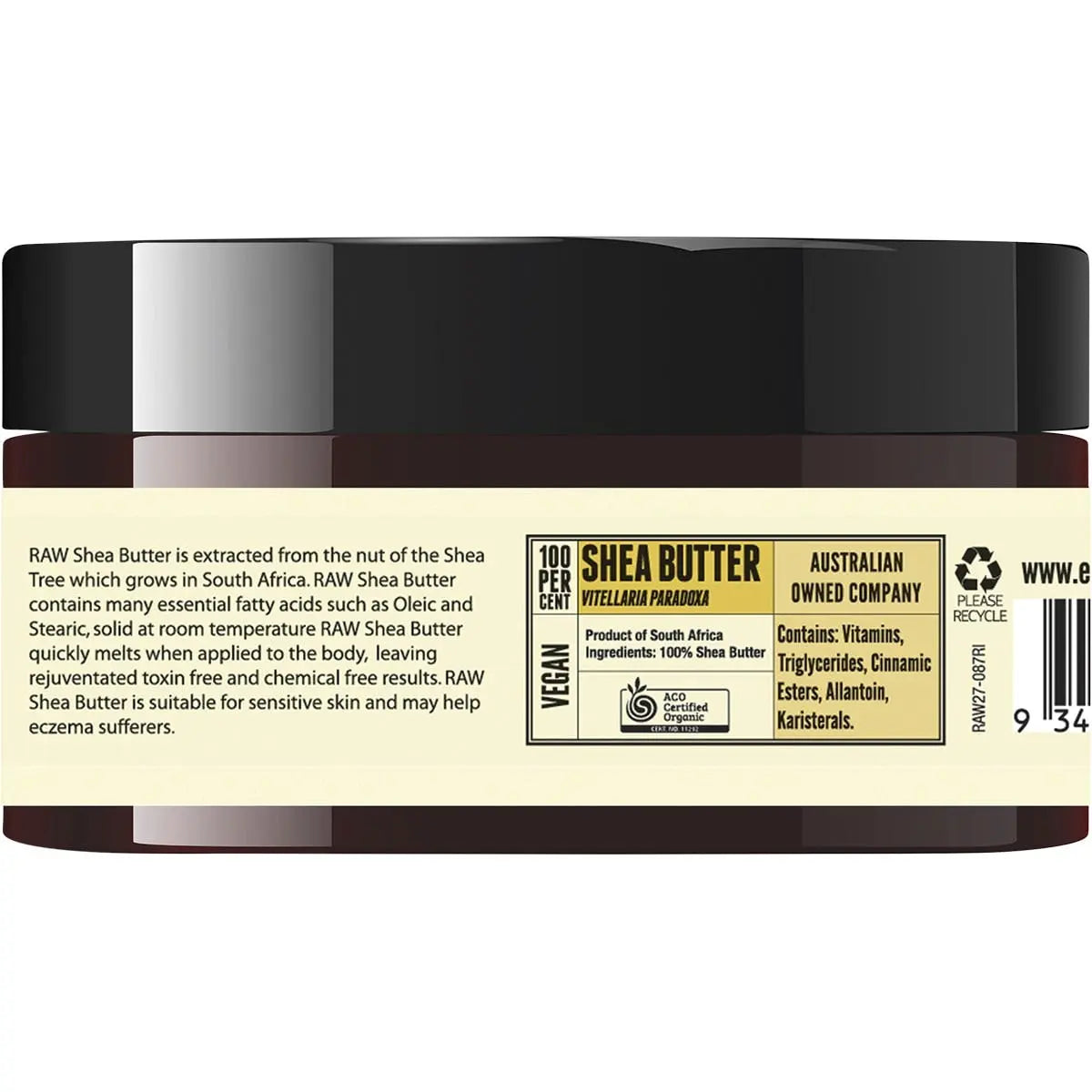 EVERY BIT ORGANIC RAW Shea Butter 100g EVERY BIT
