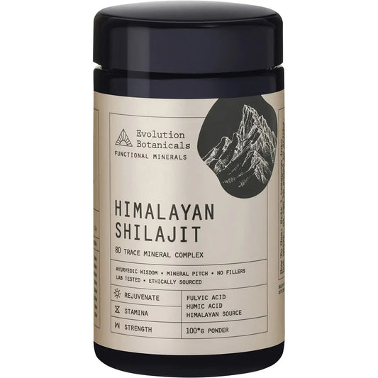 EVOLUTION BOTANICALS Himalayan Shilajit 80 Trace Mineral Complex 100g EVOLUTION BOTANICALS