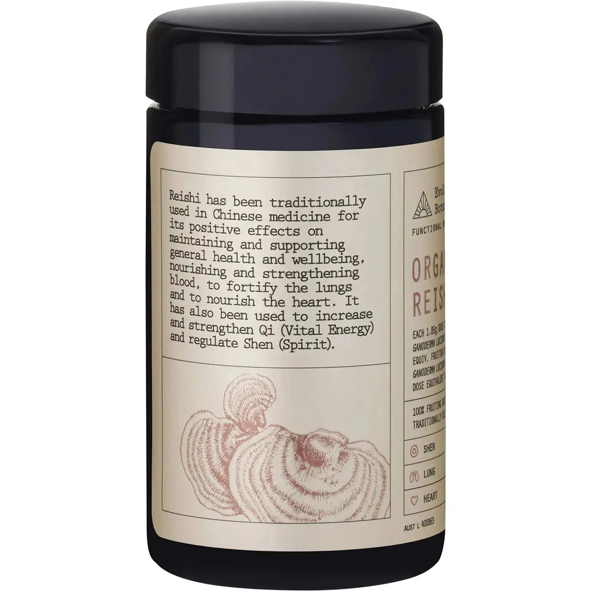 EVOLUTION BOTANICALS Reishi Extract Organic 15:1 Fuctional Mushrooms 90g EVOLUTION BOTANICALS