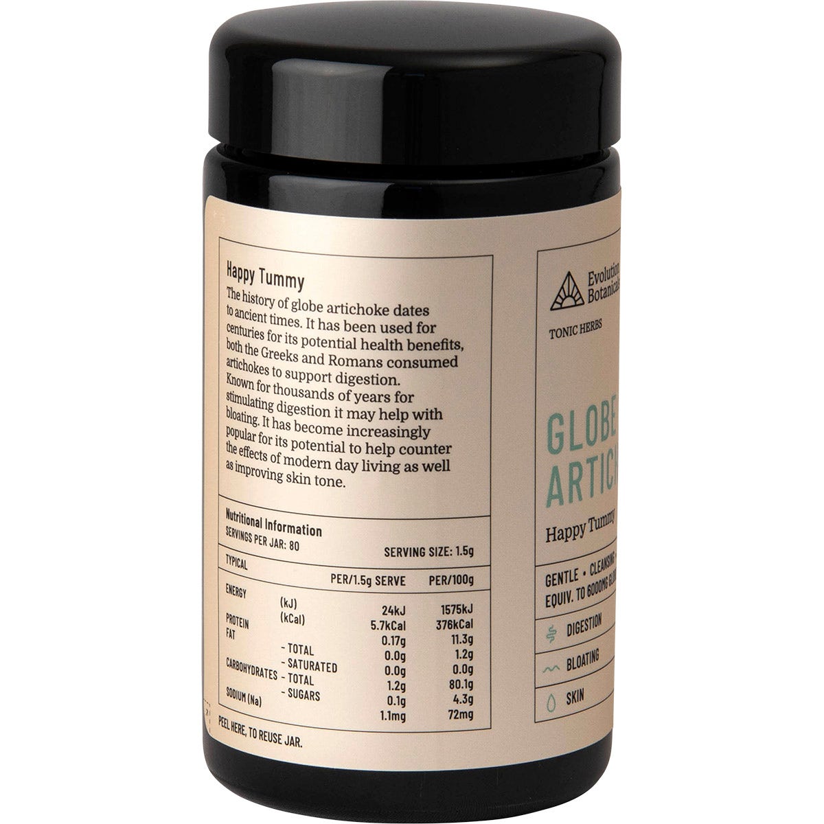 Evolution Botanicals Globe Artichoke Powder 120g - Cutprice Online