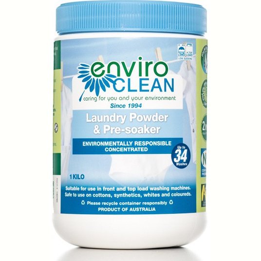EnviroClean Laundry Powder Pre Soak 1kg EnviroClean