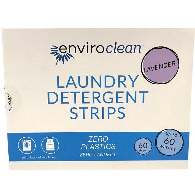 Enviroclean Earth Detergent Strips Lavender 60 strips Enviroclean Earth