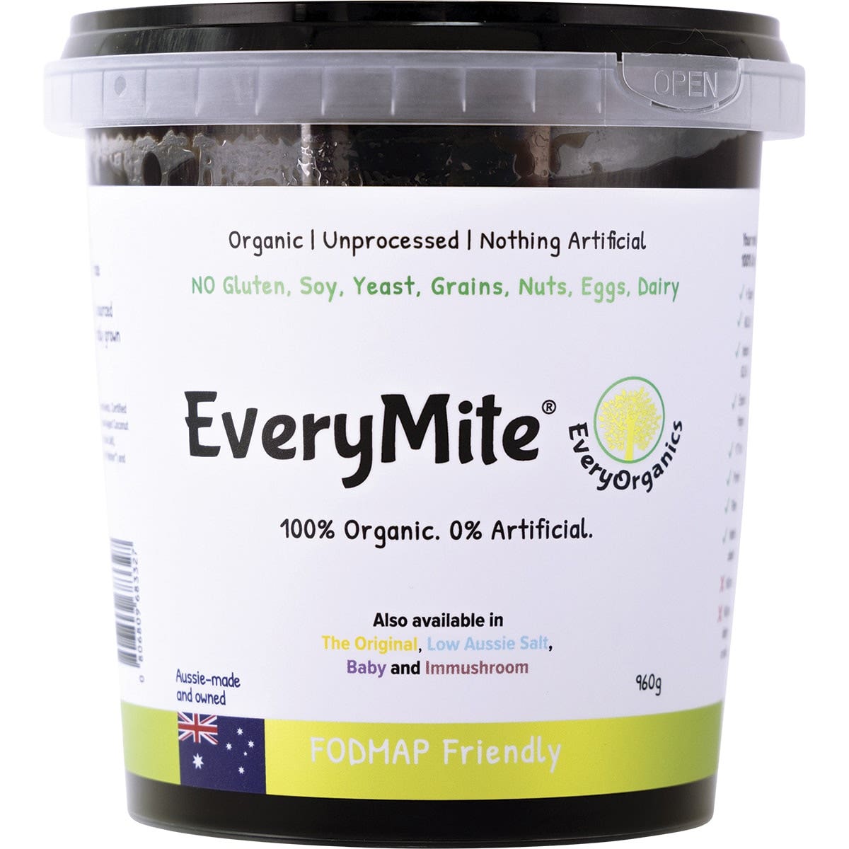 EVERYORGANICS EveryMite FODMAP Friendly 960g EVERYMITE