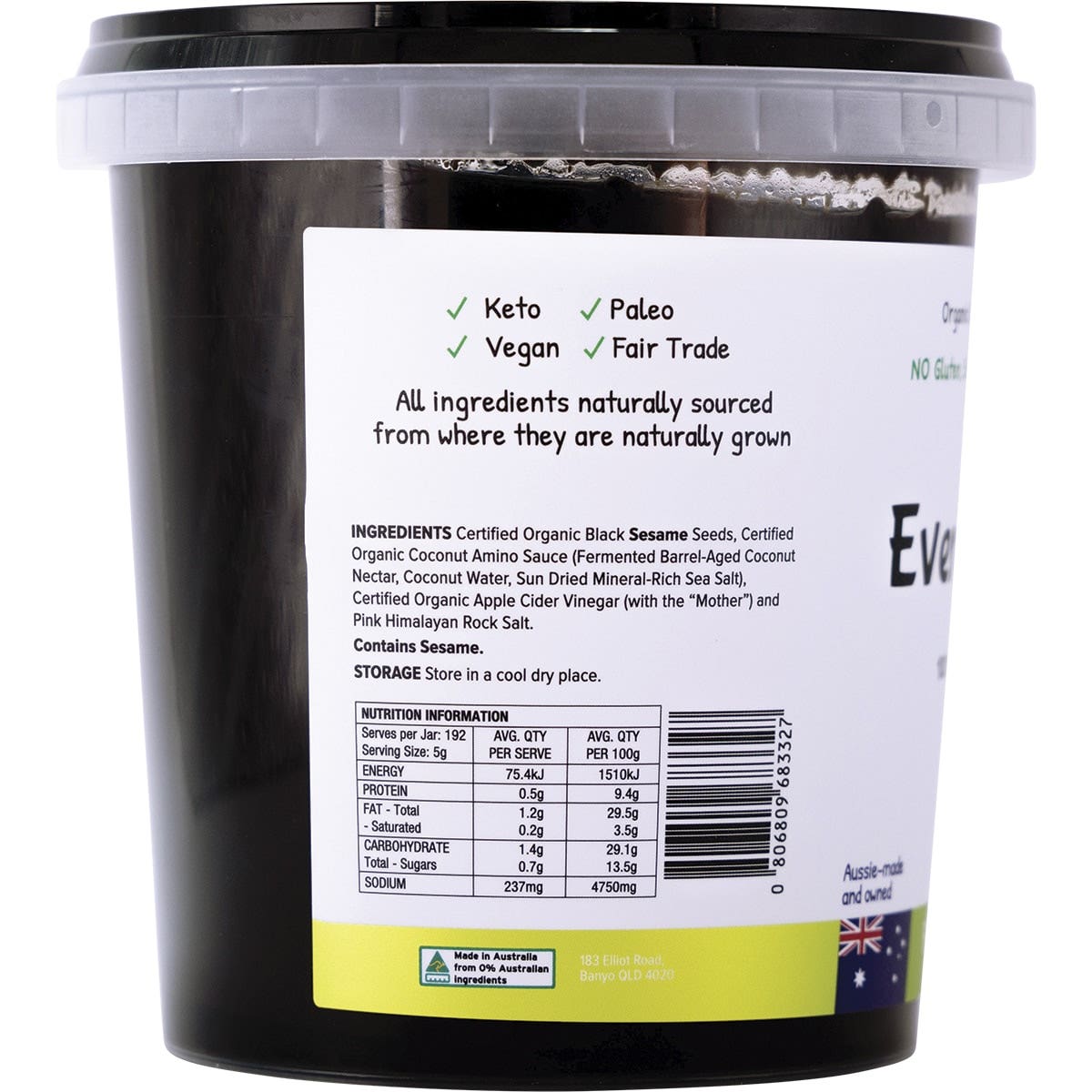 EVERYORGANICS EveryMite FODMAP Friendly 960g EVERYMITE