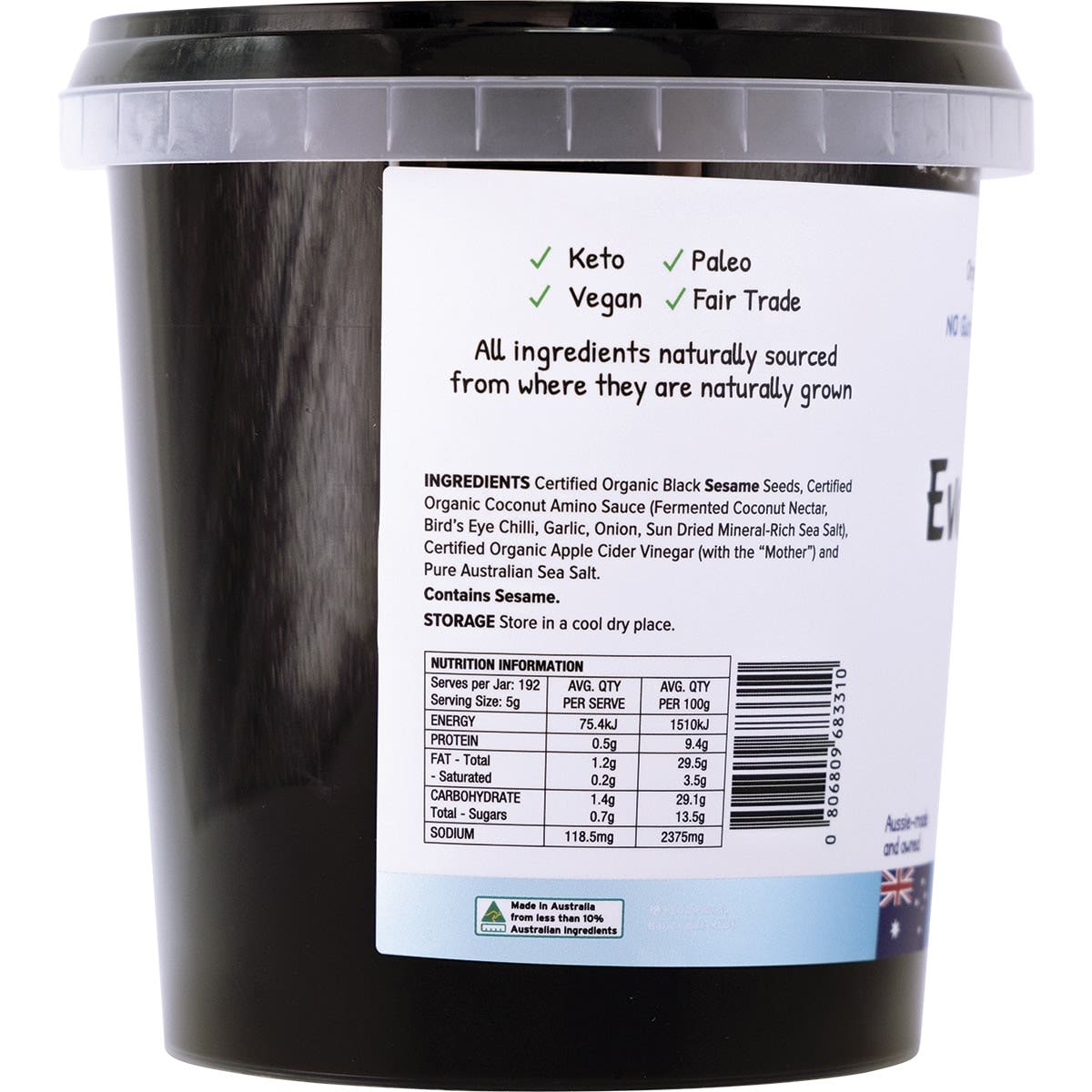 EVERYORGANICS EveryMite Low Aussie Salt 960g EVERYMITE