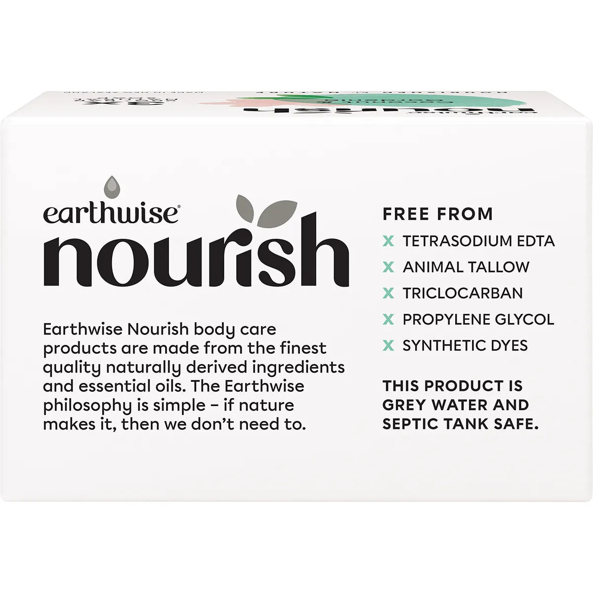 EARTHWISE NOURISH Natural Soap Bar Coconut & Gardenia 3x90g EARTHWISE
