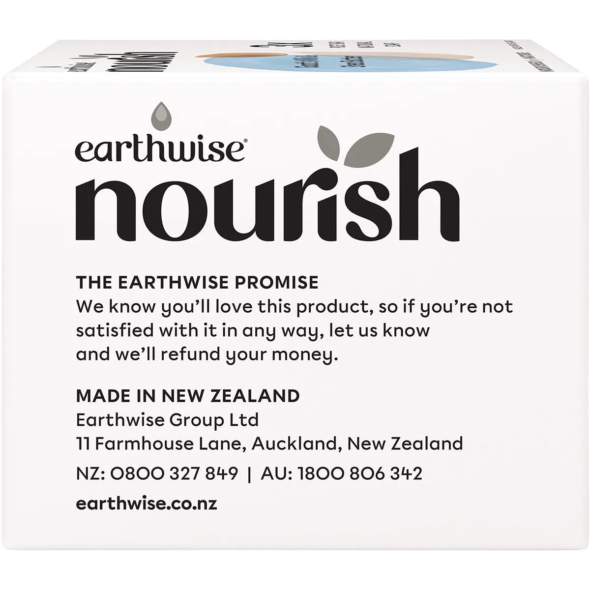 EARTHWISE NOURISH Natural Soap Bar Goat's Milk & Shea Butter 3x90g EARTHWISE