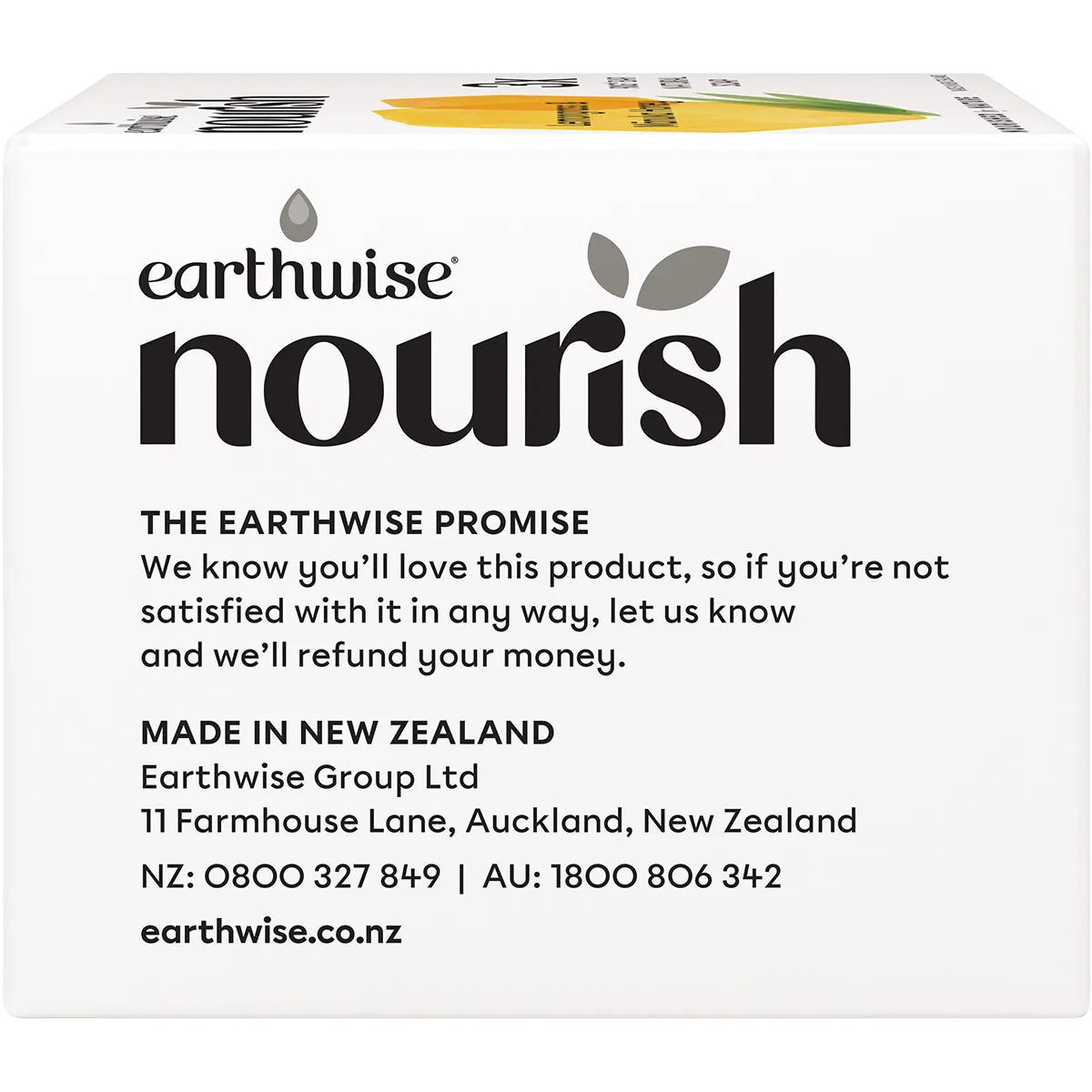 EARTHWISE NOURISH Natural Soap Bar Lemongrass & Manuka Honey 3x90g EARTHWISE