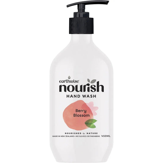 Earthwise Nourish Hand Wash Berry Blossom 450ml EARTHWISE