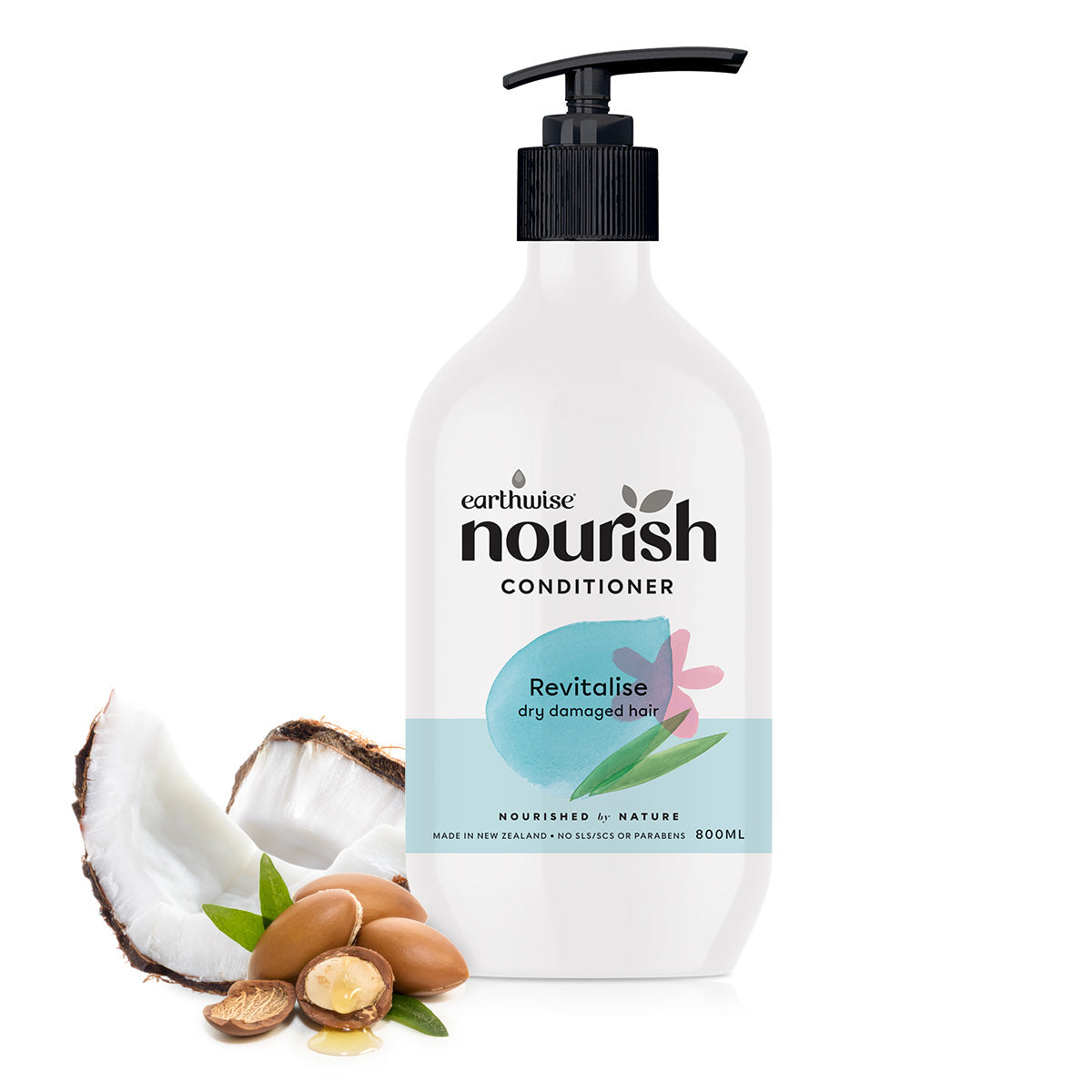 Earthwise Nourish Conditioner Revitalise Dry Damaged Hair 800ml EARTHWISE