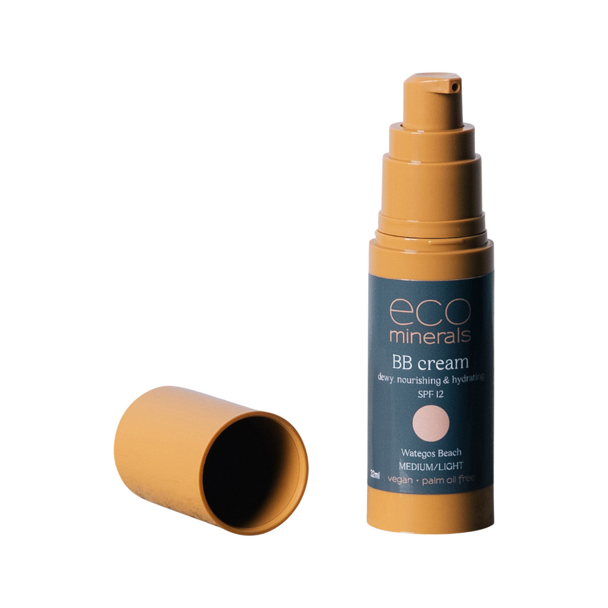 Eco Minerals BB Cream SPF 12 Wategos Beach Medium/Light 32ml - Cutprice Online
