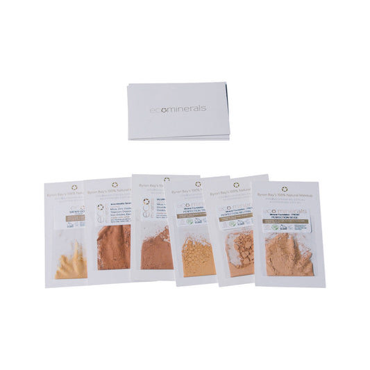 Eco Minerals Mineral Makeup Sample Set Fresh Dewy Finish Medium Tanned - Cutprice Online
