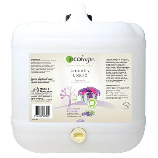 ECOLOGIC Laundry Liquid (Bulk) Australian Lavender 15L ECOLOGIC