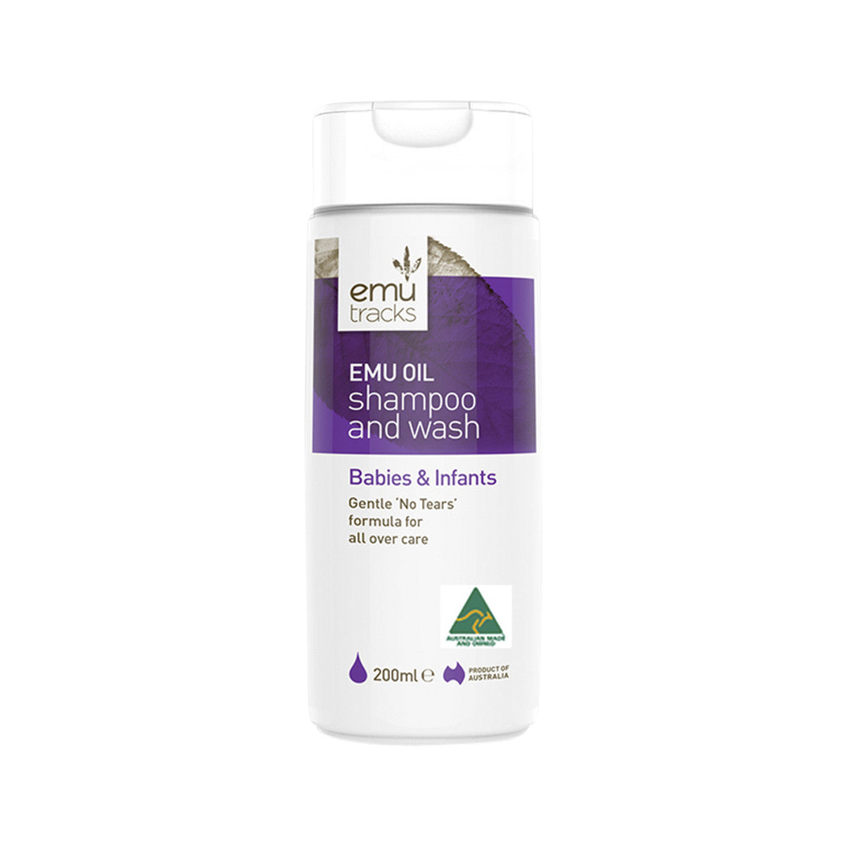 Emu Tracks Emu Oil Shampoo & Wash For Babies & Infants 200ml - Cutprice Online