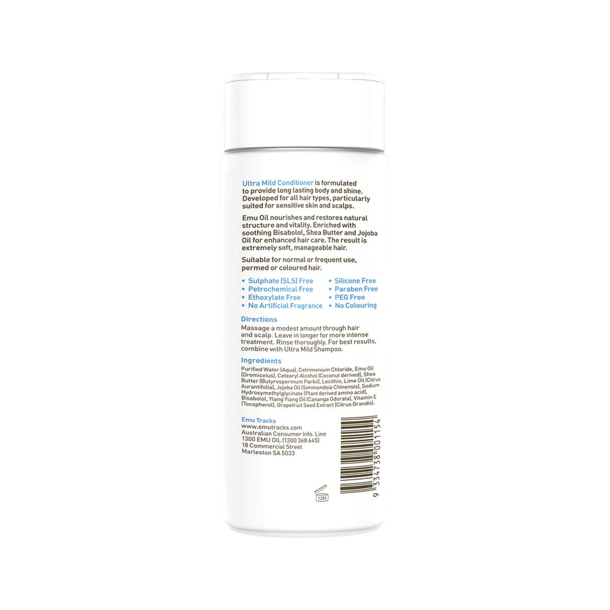 Emu Tracks Emu Oil Conditioner Ultra Mild 200ml - Cutprice Online