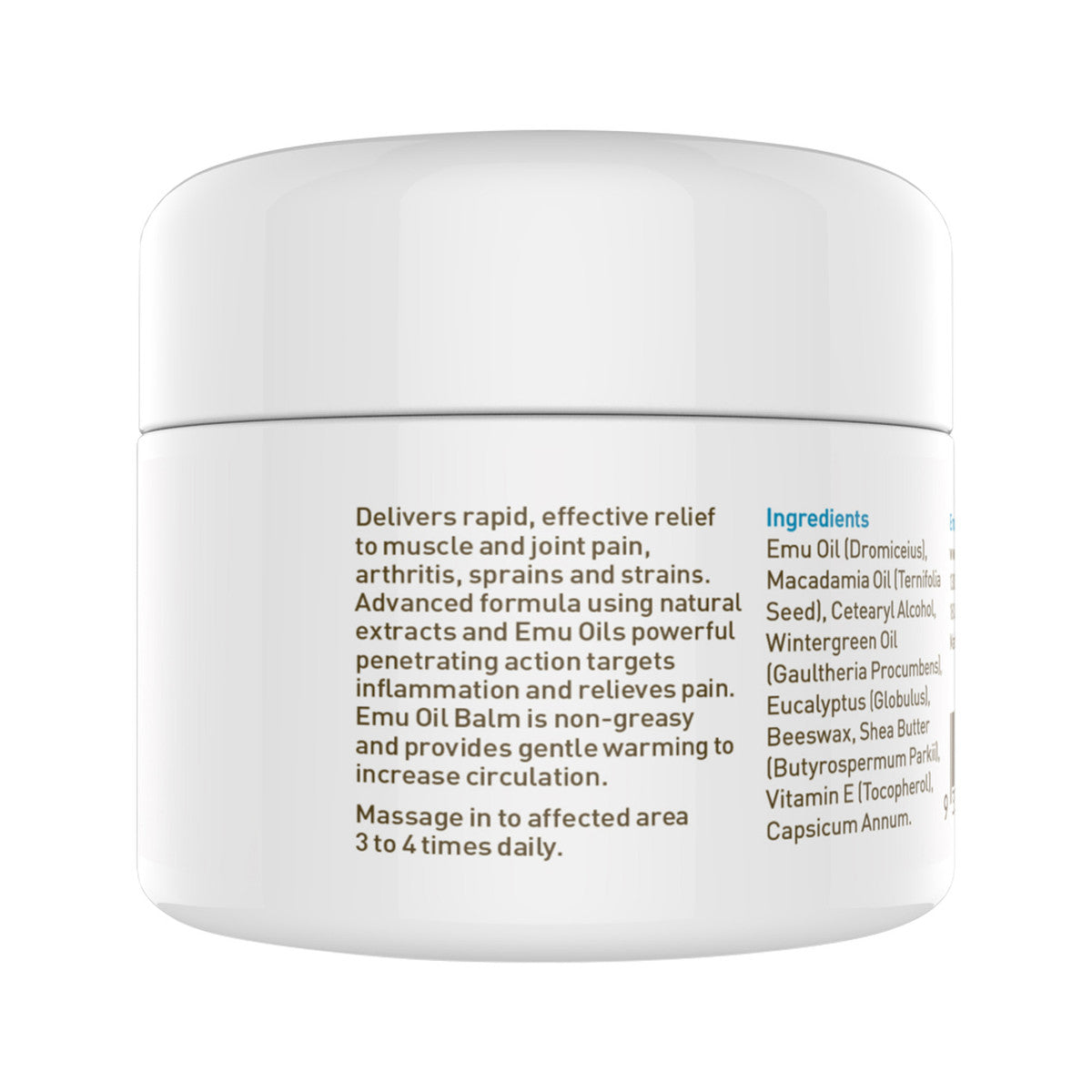 Emu Tracks Emu Oil Muscle & Joint Balm 95g - Cutprice Online